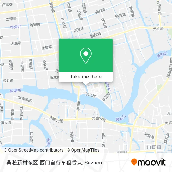 吴淞新村东区-西门自行车租赁点 map