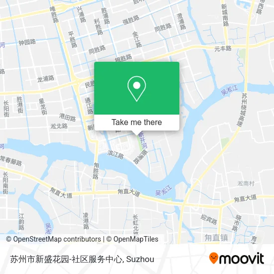 苏州市新盛花园-社区服务中心 map