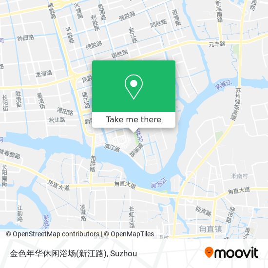 金色年华休闲浴场(新江路) map