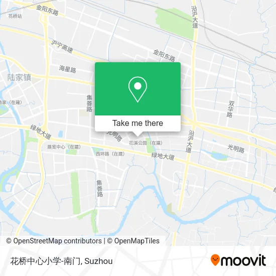 花桥中心小学-南门 map
