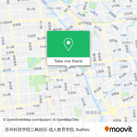 苏州科技学院江枫校区-成人教育学院 map