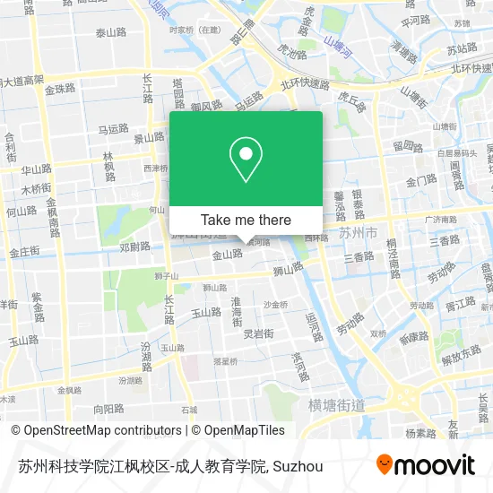 苏州科技学院江枫校区-成人教育学院 map