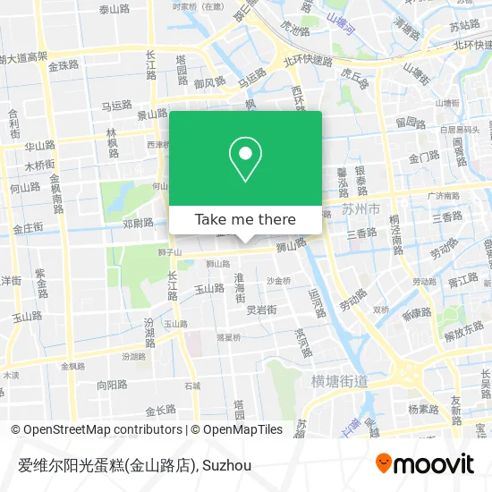 爱维尔阳光蛋糕(金山路店) map