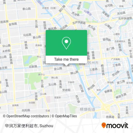华润万家便利超市 map