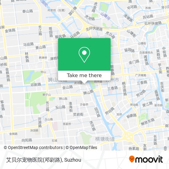 艾贝尔宠物医院(邓尉路) map