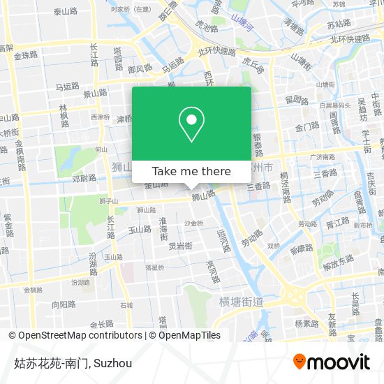 姑苏花苑-南门 map