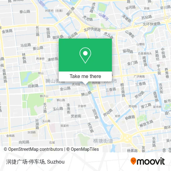 润捷广场-停车场 map