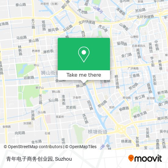 青年电子商务创业园 map