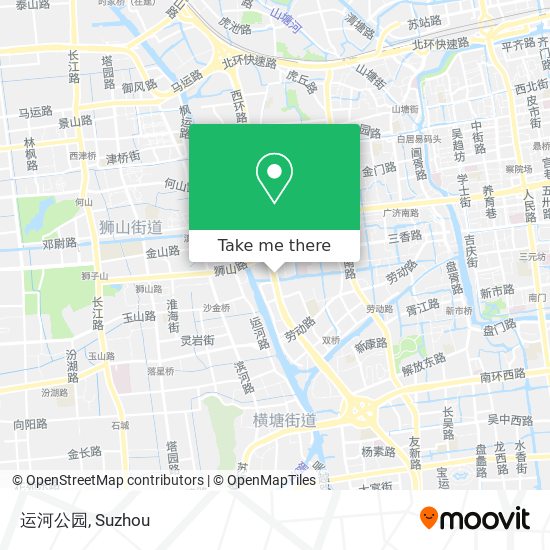 运河公园 map