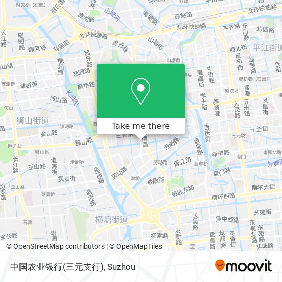 中国农业银行(三元支行) map