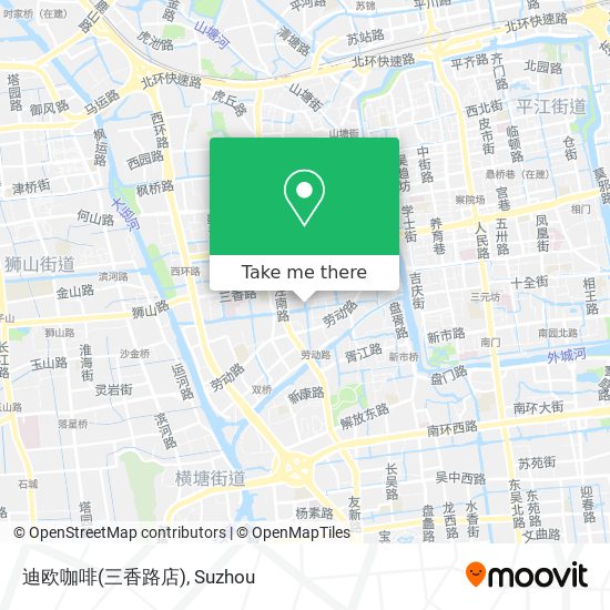 迪欧咖啡(三香路店) map