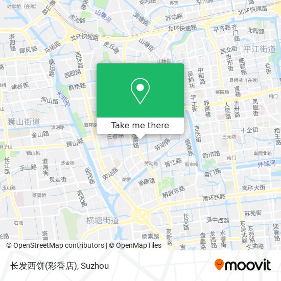长发西饼(彩香店) map