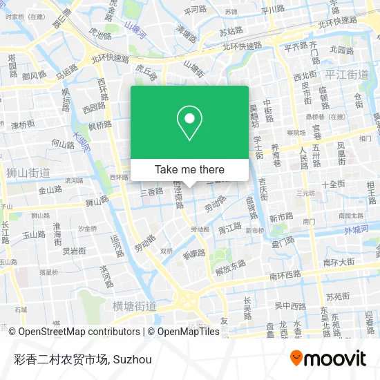 彩香二村农贸市场 map