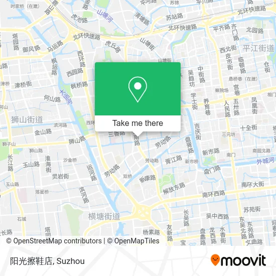 阳光擦鞋店 map