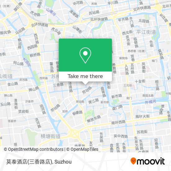 莫泰酒店(三香路店) map