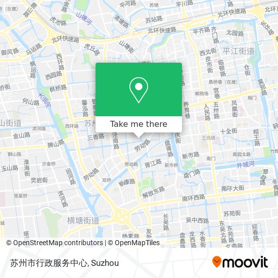苏州市行政服务中心 map