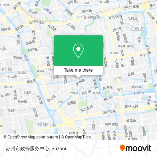 苏州市政务服务中心 map
