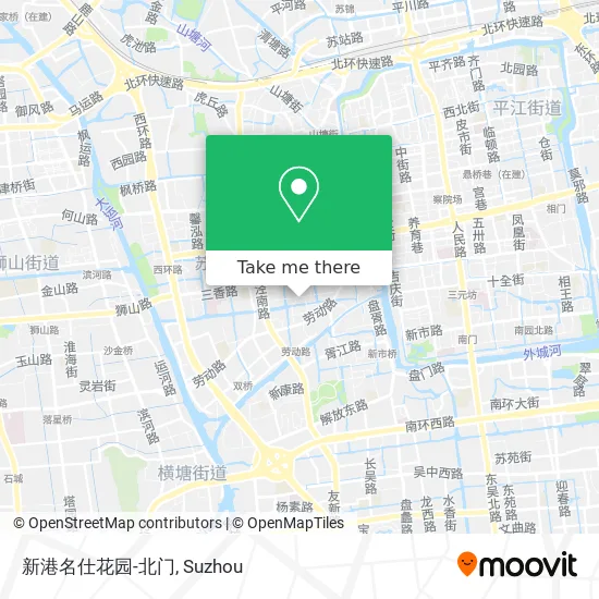 新港名仕花园-北门 map