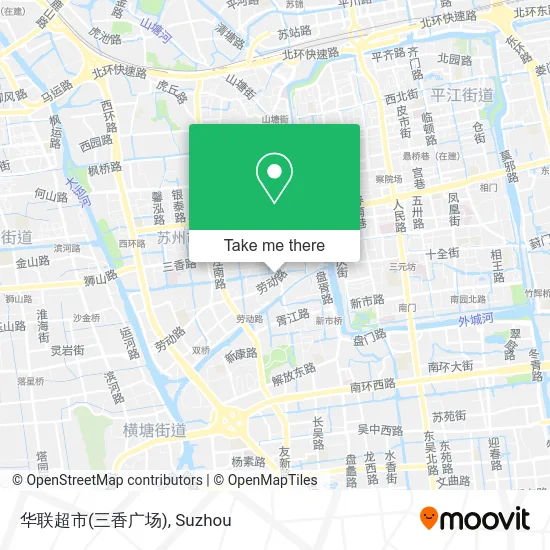 华联超市(三香广场) map