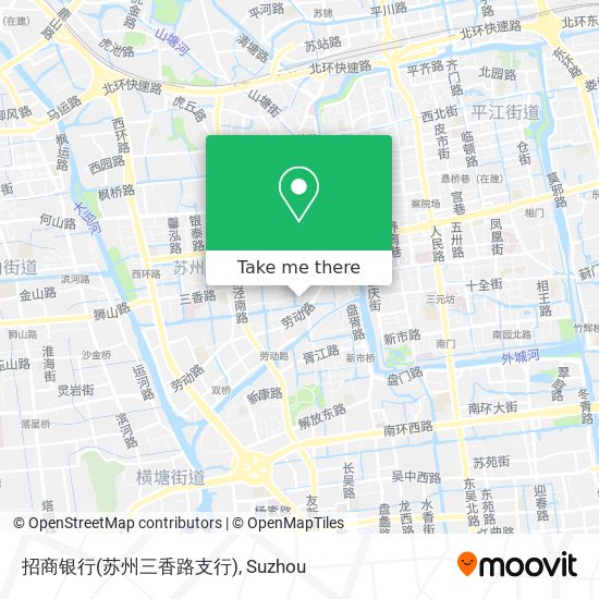 招商银行(苏州三香路支行) map