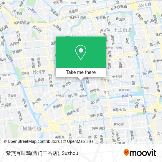 紫燕百味鸡(胥门三香店) map
