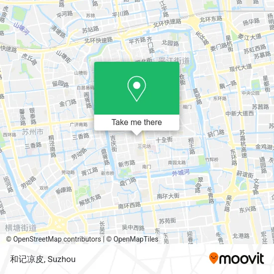和记凉皮 map