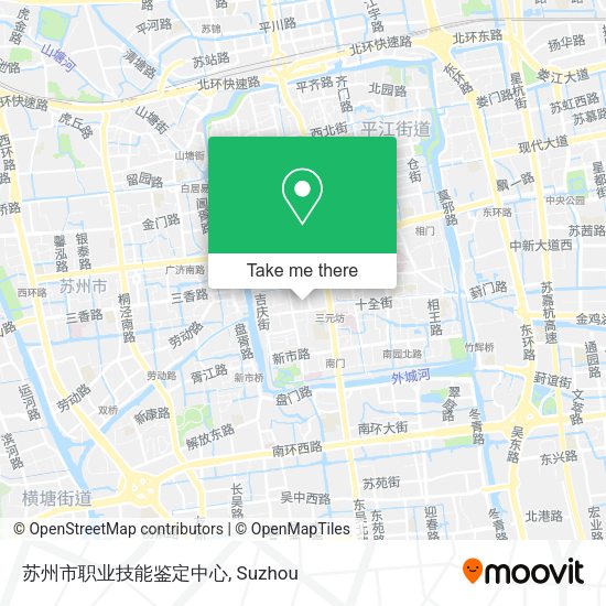 苏州市职业技能鉴定中心 map