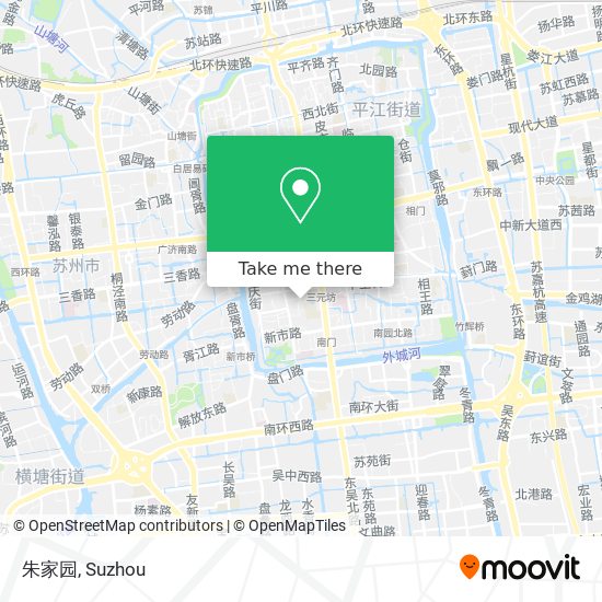 朱家园 map