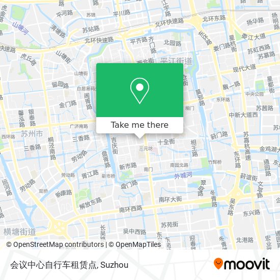 会议中心自行车租赁点 map
