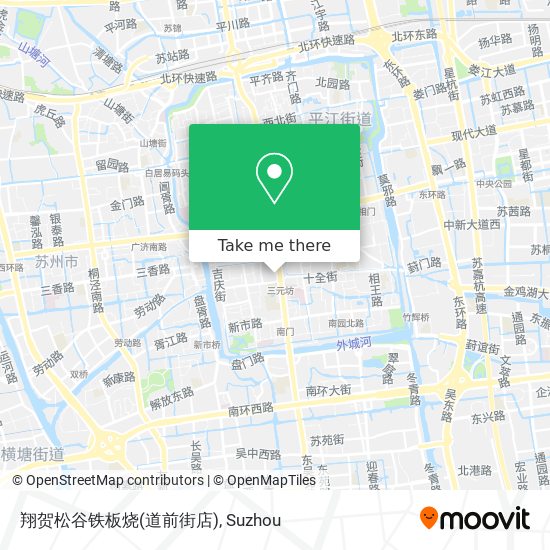 翔贺松谷铁板烧(道前街店) map