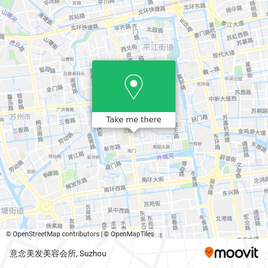 意念美发美容会所 map