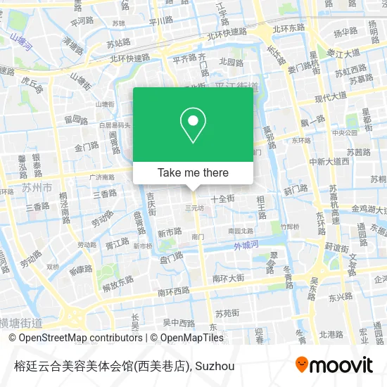 榕廷云合美容美体会馆(西美巷店) map