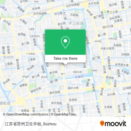 江苏省苏州卫生学校 map