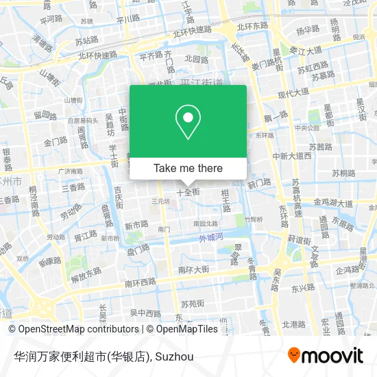 华润万家便利超市(华银店) map