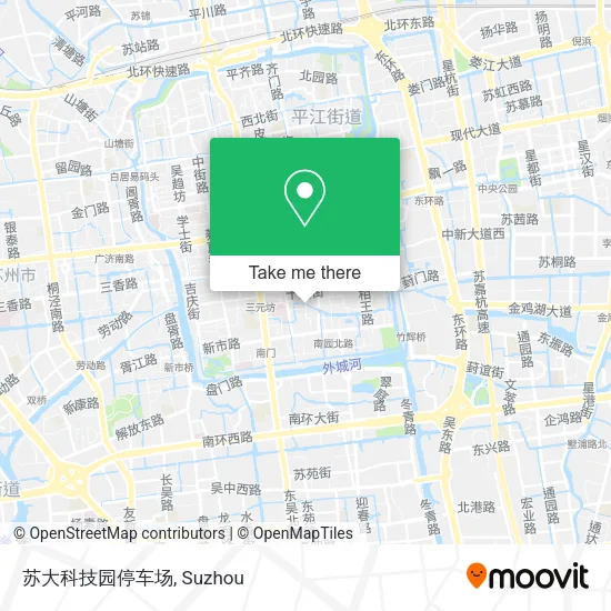 苏大科技园停车场 map