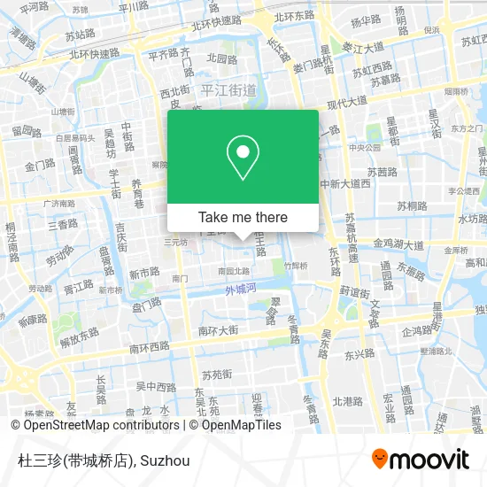 杜三珍(带城桥店) map