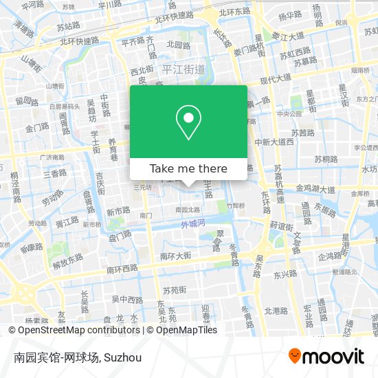 南园宾馆-网球场 map