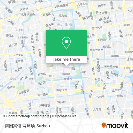 南园宾馆-网球场 map