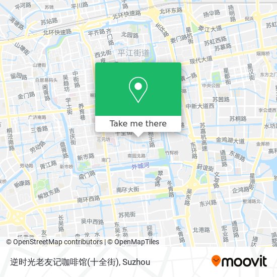 逆时光老友记咖啡馆(十全街) map