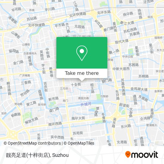 靓亮足道(十梓街店) map