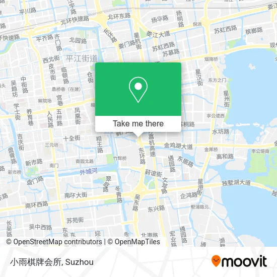 小雨棋牌会所 map