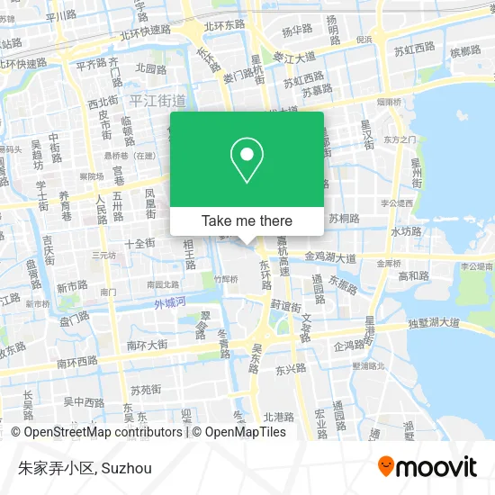 朱家弄小区 map