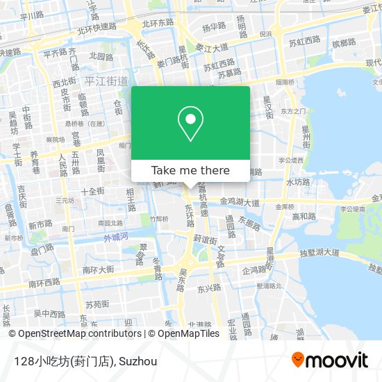 128小吃坊(葑门店) map
