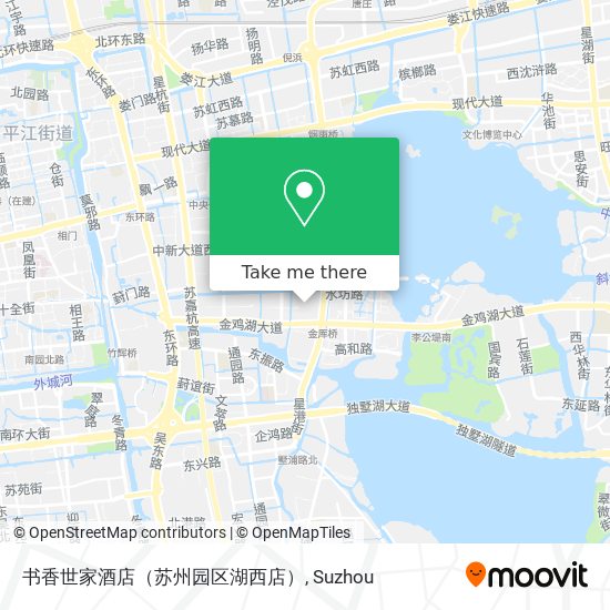 书香世家酒店（苏州园区湖西店） map