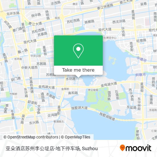 亚朵酒店苏州李公堤店-地下停车场 map