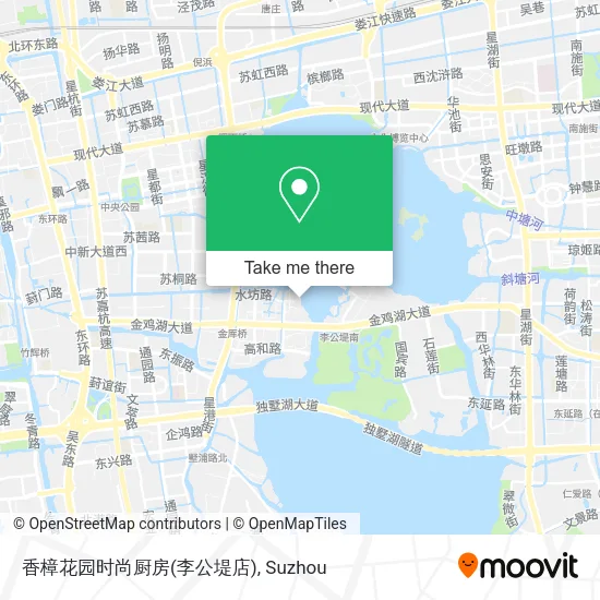 香樟花园时尚厨房(李公堤店) map