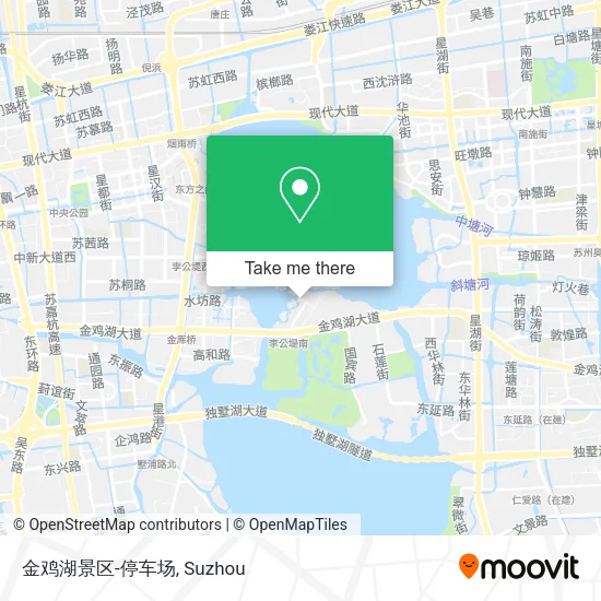 金鸡湖景区-停车场 map