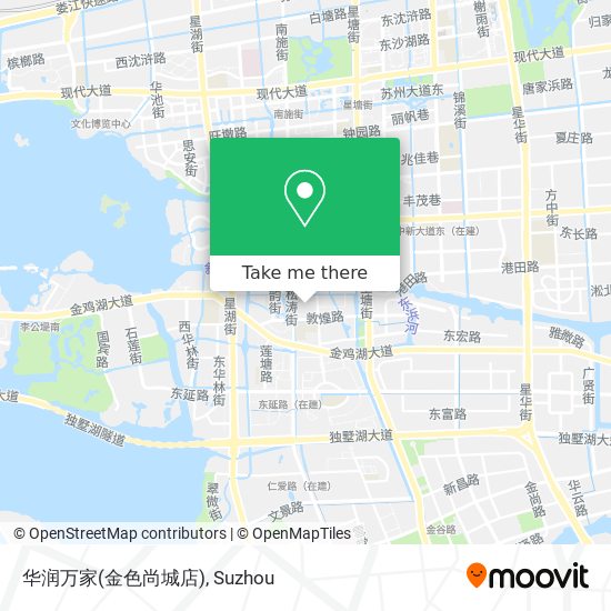 华润万家(金色尚城店) map