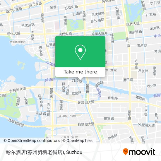 翰尔酒店(苏州斜塘老街店) map