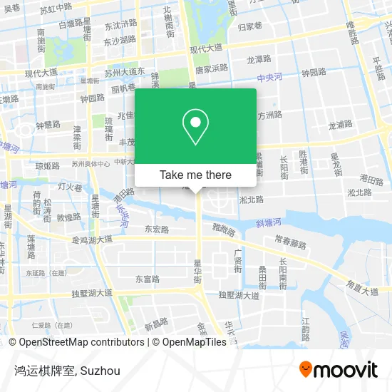 鸿运棋牌室 map